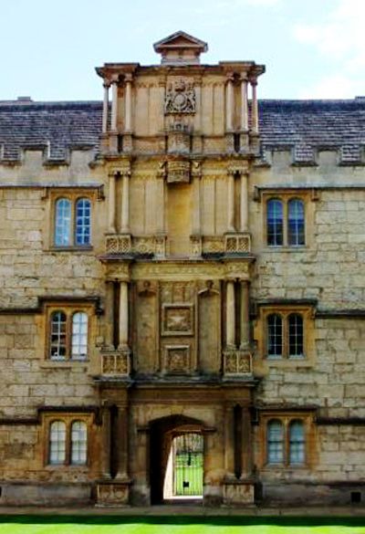 Image for Frontispiece, Fellows Quadrangle, Merton College