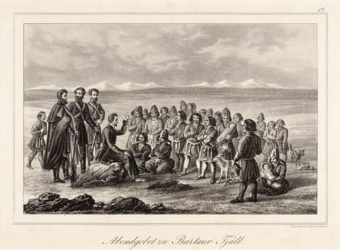 Image for Lithograph of Saami people