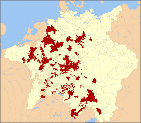 Image for Clone of Ecclesiastical territories, 1648