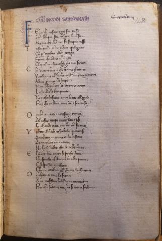 Image for MS Can. Ital. 81, f. 143r