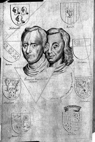 Image for Portraits of J. B. Van Helmont and F. M. Van Helmont