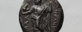 Image for Clone of T12: Silver stater struck at Mallos in the name of the general Tiribazos, c. 384-383 BC. [Obverse]