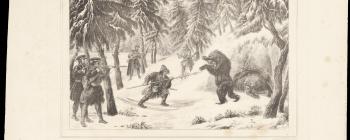 Image for Lithograph of a bear hunt